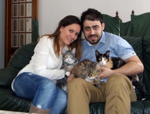 Grisi y Taby con Silvia y Alberto.